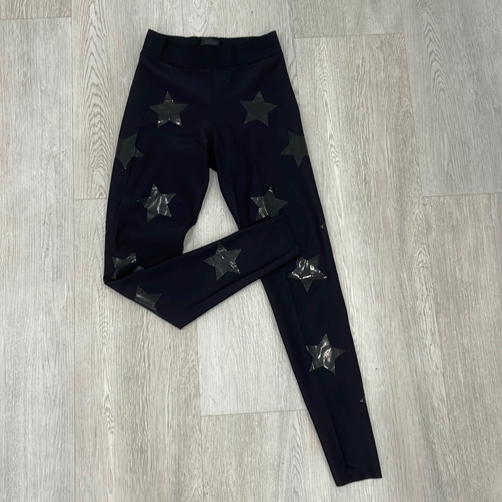 ULTRACOR black on black star leggings!!!!